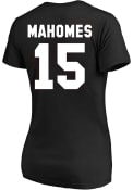 Patrick Mahomes Kansas City Chiefs Womens Profile Player T-Shirt - Black