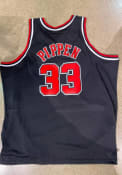 Scottie Pippen Chicago Bulls Profile Throwback 84-85, 97-98 Swingman Jersey - Black