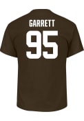 Myles Garrett Cleveland Browns Profile Name And Number Player Tee - Brown