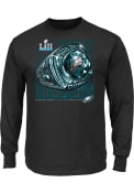 Philadelphia Eagles Black SB LII Celebration Long Sleeve T-Shirt