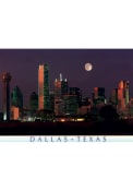 Dallas Ft Worth Dallas Night Postcard