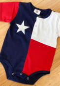 Texas Infant Navy Flag Onesie