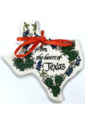Texas From the Heart of Texas Ceramic Ornament