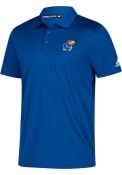 Kansas Jayhawks Grind Polo Shirt - Blue