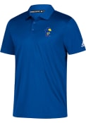 Kansas Jayhawks Grind Polo Shirt - Blue