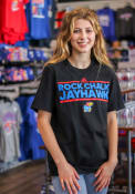 Kansas Jayhawks Adidas Amplifier Dassler T Shirt - Black