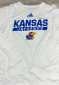 Kansas Jayhawks Adidas Creator T-Shirt - White