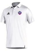 Kansas Jayhawks Adidas 2022 National Champions Sideline Coordinator Polo Shirt - White