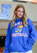Kansas Jayhawks Rally Football Number One Hooded Sweatshirt - Blue