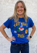 Kansas Jayhawks Rally Late Night In The Phog T Shirt - Blue