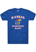 Kansas Jayhawks Rally Marching Jayhawks Band T Shirt - Blue