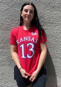 Holly Kersgieter Kansas Jayhawks Rally Basketball Name and Number T-Shirt - Red