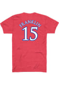 Zakiyah Franklin Kansas Jayhawks Rally Name and Number T-Shirt - Red