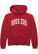 Indiana Hoosiers Rally Arched Hooded Sweatshirt - Red