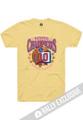 Kansas Jayhawks Rally 2022 National Champions Centennial T Shirt - Yellow