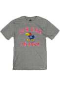 Kansas Jayhawks Rally Number One Fashion T Shirt - Grey