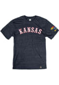 Kansas Jayhawks Rally Circus Arch Fashion T Shirt - Navy Blue