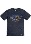 Kansas Jayhawks Rally Pay Heed Fashion T Shirt - Navy Blue