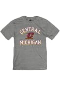 Central Michigan Chippewas Rally Number One Fashion T Shirt - Grey