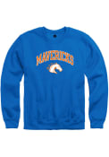 UTA Mavericks Rally Arch Mascot Crew Sweatshirt - Blue