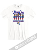 Kansas Jayhawks Rally New Era Football Fashion Player T Shirt - White