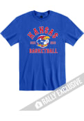 Kansas Jayhawks Rally Basketball 2022 Roster Player T Shirt - Blue