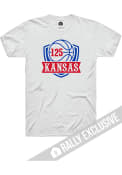 Kansas Jayhawks Rally 125 Years of Basketball T Shirt - White