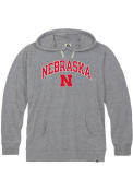 Nebraska Cornhuskers Rally Triblend Fashion Hood - Grey