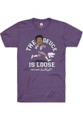 Deuce Vaughn K-State Wildcats Rally Caricature Football T-Shirt - Purple