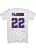 Deuce Vaughn K-State Wildcats Rally Football Name and Number T-Shirt - White