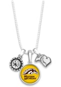 Western Michigan Broncos Womens Home Sweet School Necklace - Yellow