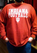 Indiana Hoosiers Football T Shirt - Crimson