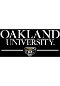 Oakland University Golden Grizzlies 3x5 Grommet Black Silk Screen Grommet Flag