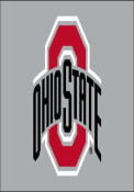 Ohio State Buckeyes 3x5 ft Grey Silk Screen Grommet Flag