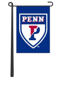 Pennsylvania Quakers Team Logo Garden Flag