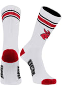 Central Missouri Mules Throwback Crew Socks - Red