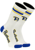 Pitt Panthers Throwback Crew Socks - Blue