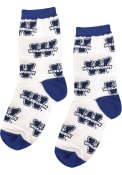 Washburn Ichabods Youth Allover Quarter Socks - Blue
