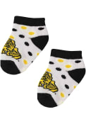 Missouri Western Griffons Baby Polka Dot Quarter Socks - Black