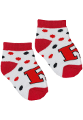Rutgers Scarlet Knights Baby Polka Dot Quarter Socks - Red