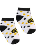 Wichita State Shockers Baby Polka Dot Quarter Socks - Yellow