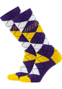 Northern Iowa Panthers Argyle Argyle Socks - Purple