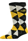 Wichita State Shockers Argyle Argyle Socks - Yellow