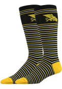 Missouri Western Griffons Stripe Dress Socks - Black