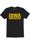 Iowa Hawkeyes Wordmark T Shirt - Black