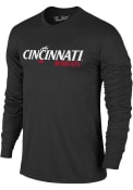 Black Mens Cincinnati Bearcats Team Wordmark T Shirt