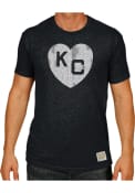 Original Retro Brand Kansas City Monarchs Black Heart of KC Fashion Tee