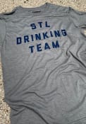 Rally St Louis Grey Drinking Team Short Sleeve T Shirt