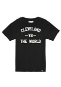 Cleveland Youth VS The World Black Short Sleeve T Shirt