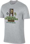 Baylor Bears 2021 National Champions T Shirt - Grey